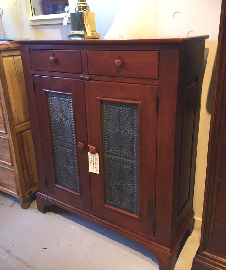 Just In Antique Cherry Wood Pie Cabinet By Bob Timberlake For